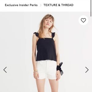 Madewell Ruffle Tank